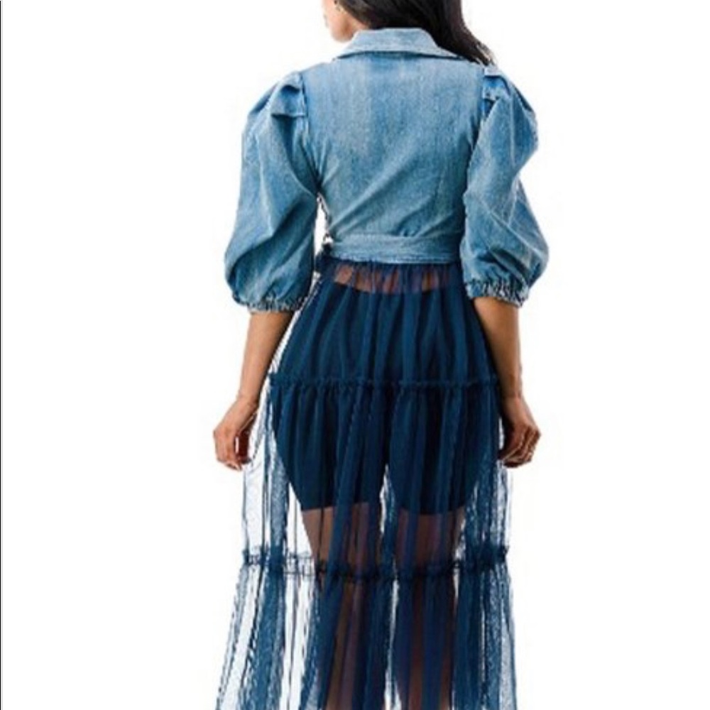 Denim Tutu Jacket - Picture 3 of 3